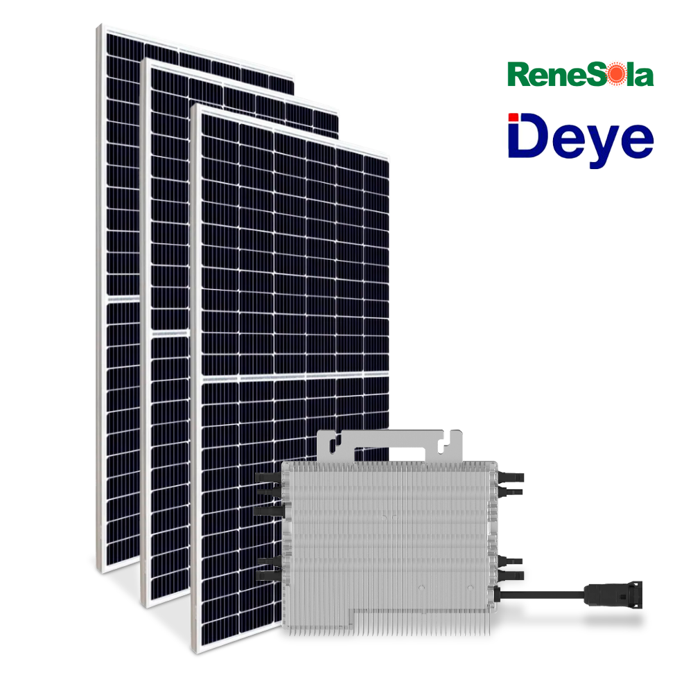 GERADOR DE ENERGIA SOLAR 2.34 kWp RENESOLA/MICRO INVERSOR DEYE - MICRO/PERFIL MINI TRILHO ALTO 220v