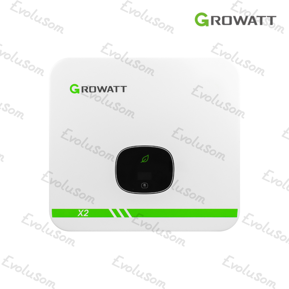 INVERSOR SOLAR GROWATT MIN 7500TL-X2 7,5KW MONO 220V 2MPPT AFCI